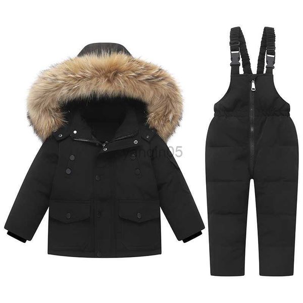down coat 2023 -30 degree russia winter boys 2pcs clothes set waterpoof real fur down jacket girl winter overalls 1-5 year kids snowsuit hkd, Blue;gray
down coat 2023 -30 degree russia winter boys 2pcs clothes set waterpoof real fur down jacket girl winter overalls 1-5 year kids snowsuit hkd, Blue;gray