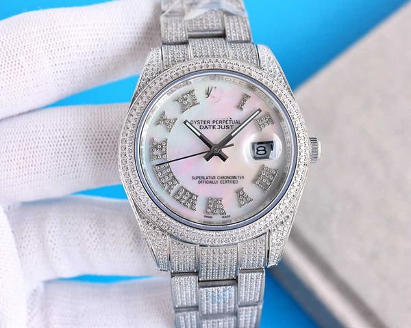 luxury oyster perpetual watch for men olex 41mm 94gm jasonoo7 ladies brand full diamond uhr dial iced out montre sapphire with box, Slivery;brown
luxury oyster perpetual watch for men olex 41mm 94gm jasonoo7 ladies brand full diamond uhr dial iced out montre sapphire with box, Slivery;brown