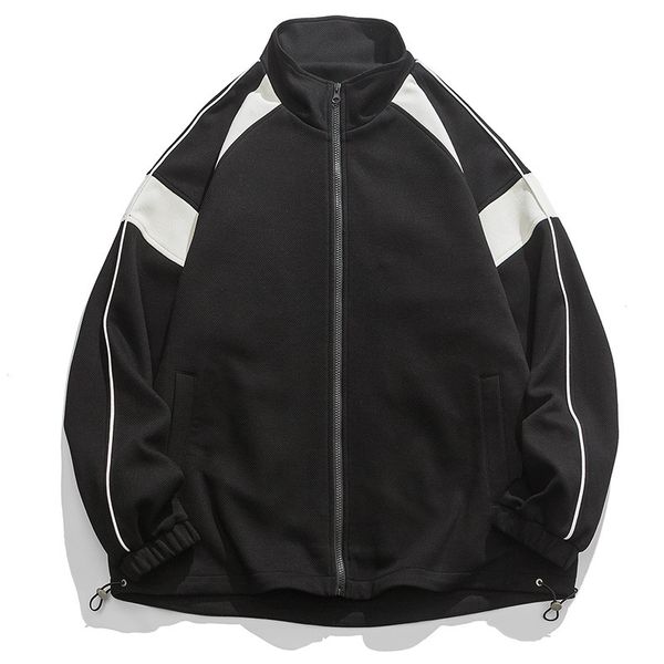 men's jackets contrast zippered jacket spring autumn standup collar vintage coat street style fashion harajuku casual couple 230724, Black;brown
men's jackets contrast zippered jacket spring autumn standup collar vintage coat street style fashion harajuku casual couple 230724, Black;brown