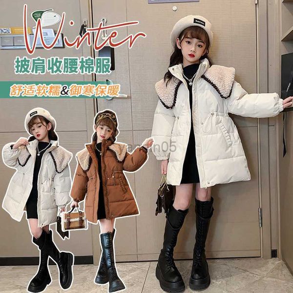 down coat cotton thick warm winter jacket coat kids casual parka winter clothes fur lining parka coats for girls loose outerwear hkd230725, Blue;gray
down coat cotton thick warm winter jacket coat kids casual parka winter clothes fur lining parka coats for girls loose outerwear hkd230725, Blue;gray
