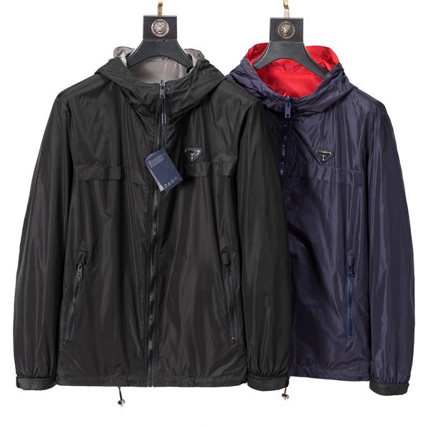 european and american designer men's jacket 2023 casual solid breast triangle letter sports hoodie loose plus size spring and autumn ba, Black;brown
european and american designer men's jacket 2023 casual solid breast triangle letter sports hoodie loose plus size spring and autumn ba, Black;brown