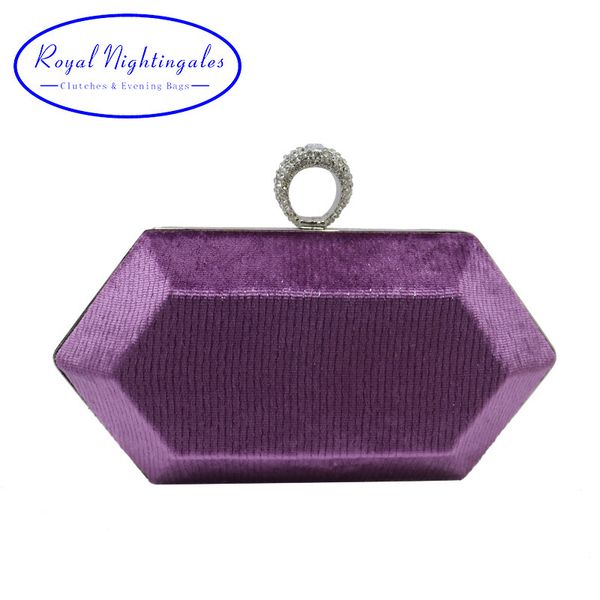 evening bags mini ring clutch purses velvet purple and handbags for womens party prom 230725
evening bags mini ring clutch purses velvet purple and handbags for womens party prom 230725