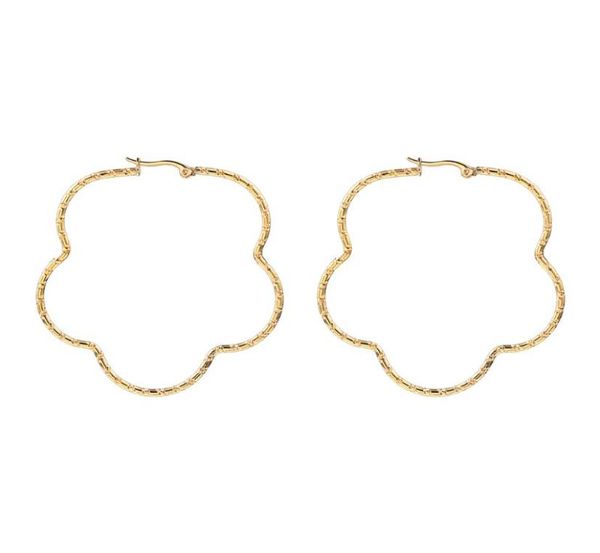 hoop earrings fashion flower titanium steel jewelry for woman gift drop huggie2659104, Golden;silver
hoop earrings fashion flower titanium steel jewelry for woman gift drop huggie2659104, Golden;silver