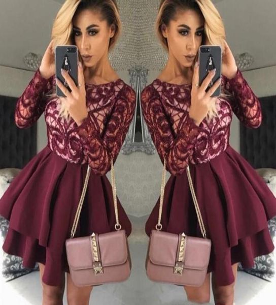 2019 short burgundy homecoming dress a line long sleeves juniors sweet 15 graduation cocktail party dress plus size custom m6496196, Blue;pink
2019 short burgundy homecoming dress a line long sleeves juniors sweet 15 graduation cocktail party dress plus size custom m6496196, Blue;pink