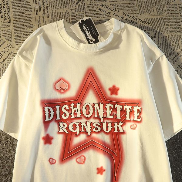 men's casual shirts american fashion personalized retro letter printing graphic tshirt for men and women short sleeve couple summer loo, White;black
men's casual shirts american fashion personalized retro letter printing graphic tshirt for men and women short sleeve couple summer loo, White;black