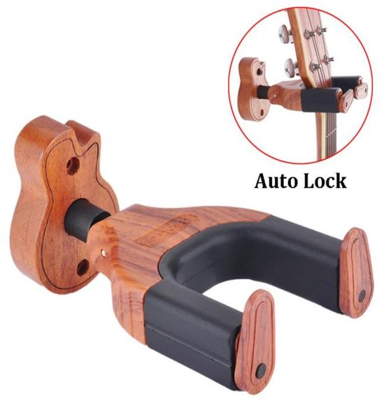 wall mount auto lock guitar hanger mahogany wood guitars hook holder for acoustic electric classical bass9115587
wall mount auto lock guitar hanger mahogany wood guitars hook holder for acoustic electric classical bass9115587