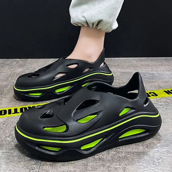 slippers eva black and green men's summer fashion casual breathable light shoes for male 2023 230724
slippers eva black and green men's summer fashion casual breathable light shoes for male 2023 230724