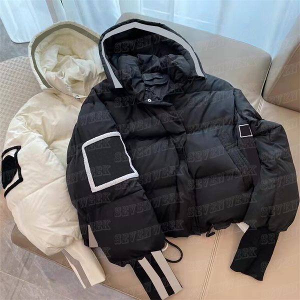 winter hooded jacket women down coats embroidery letters parkas jackets high grade keep warm outerwear, Black
winter hooded jacket women down coats embroidery letters parkas jackets high grade keep warm outerwear, Black