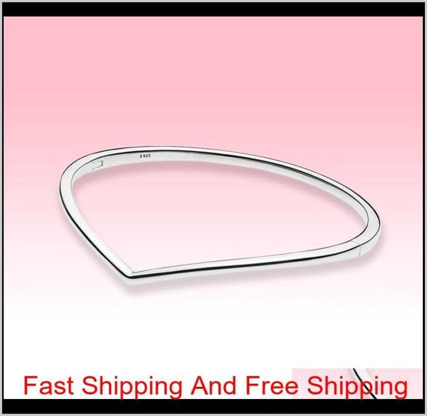 new polished wishbone bangle bracelets women jewelry for 925 sterling silver bracelet with original retail box oc vi1fl9288738, Black
new polished wishbone bangle bracelets women jewelry for 925 sterling silver bracelet with original retail box oc vi1fl9288738, Black