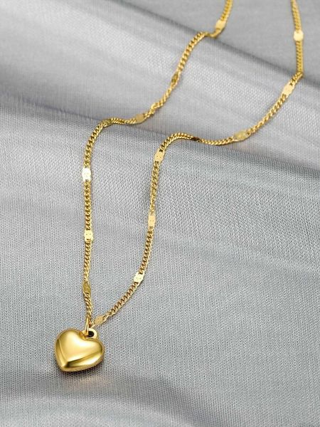women's accessories 1pc fashionable stainless steel heart pendant necklace for women for dating gift, Silver
women's accessories 1pc fashionable stainless steel heart pendant necklace for women for dating gift, Silver