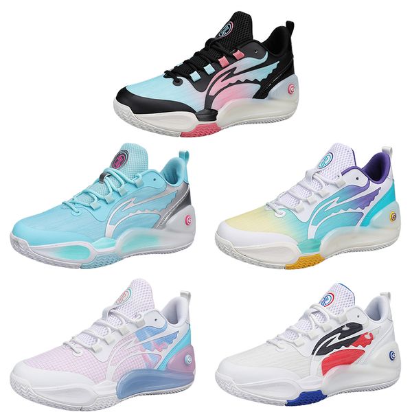 2023 multi-colored basketball shoes men women white purple yellow pink trainers outdoor sports color5, Black;pink
2023 multi-colored basketball shoes men women white purple yellow pink trainers outdoor sports color5, Black;pink