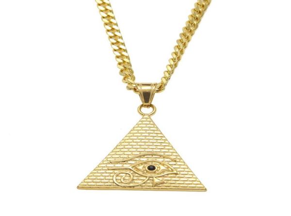 new arrival gold illuminati eye of horus egyptian pyramid with chain for menwomen pendant necklace hip hop jewelry3658541, Silver
new arrival gold illuminati eye of horus egyptian pyramid with chain for menwomen pendant necklace hip hop jewelry3658541, Silver