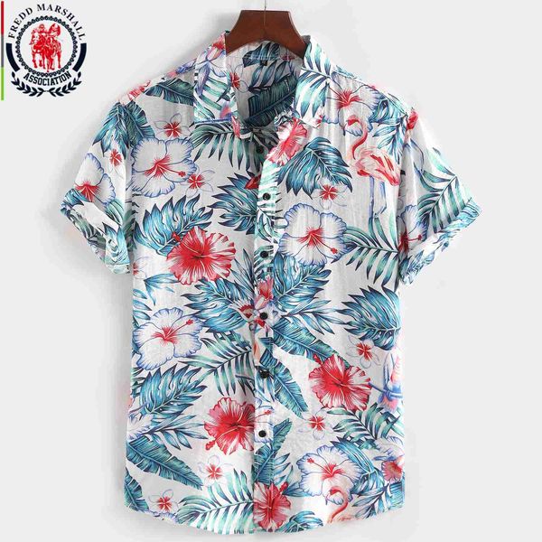 men's casual shirts fredd marshall 2023 new fashion tropical print shirt short sleeve hawaiian summer beach casual floral shirts holida, White;black
men's casual shirts fredd marshall 2023 new fashion tropical print shirt short sleeve hawaiian summer beach casual floral shirts holida, White;black