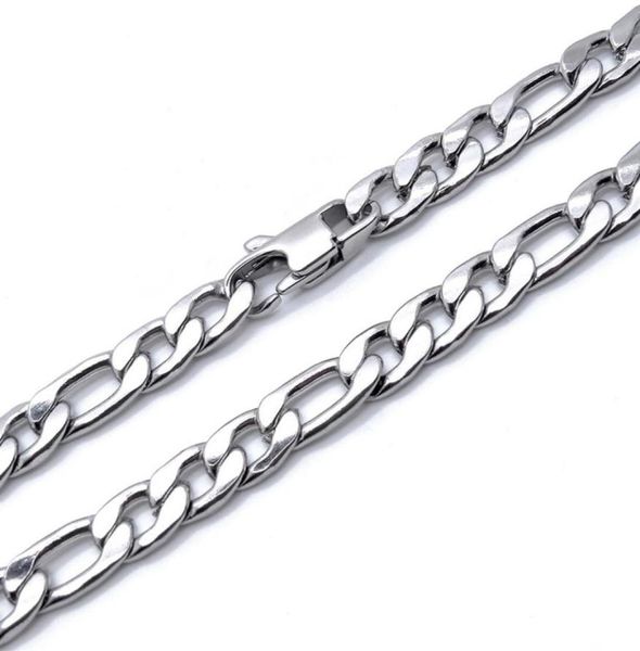 6mm figaro chain men jewelry 100 stainless steel necklace for man 1836 inches waterproof32913745622, Silver
6mm figaro chain men jewelry 100 stainless steel necklace for man 1836 inches waterproof32913745622, Silver
