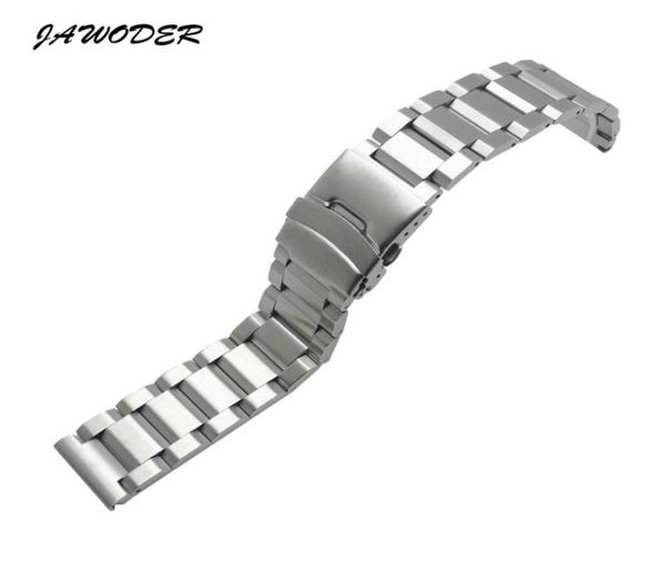 jawoder watch band 18 20 22 24mm men pure solid stainless steel brushed watch strap deployment buckle bracelets6970754, Black;brown
jawoder watch band 18 20 22 24mm men pure solid stainless steel brushed watch strap deployment buckle bracelets6970754, Black;brown