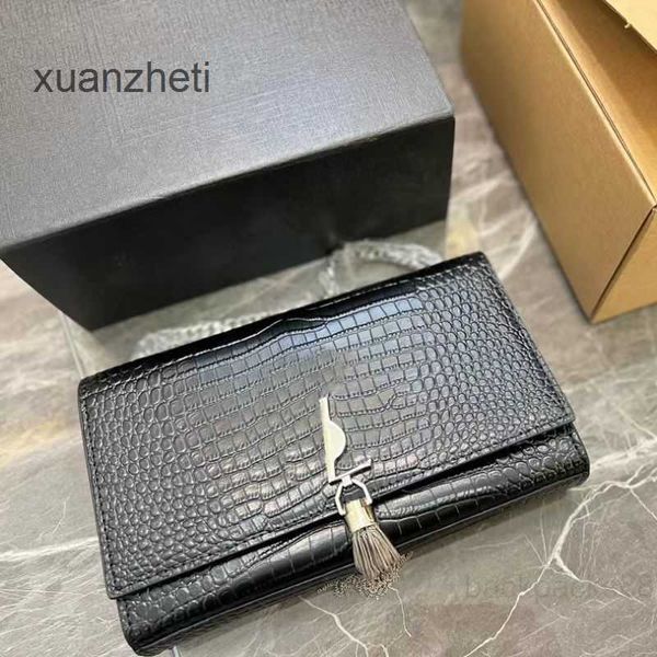 new designer alligator pattern tassel black cloud bag small versatile small square bag chain women's single shoulder messenger thr8
new designer alligator pattern tassel black cloud bag small versatile small square bag chain women's single shoulder messenger thr8