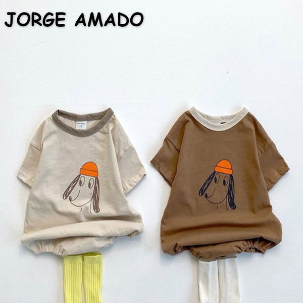 rompers korean style summer baby wear girl boy bodysuit round collar beige cartoon cotton thin jumpsuit child clothes e1980 230724, Blue
rompers korean style summer baby wear girl boy bodysuit round collar beige cartoon cotton thin jumpsuit child clothes e1980 230724, Blue