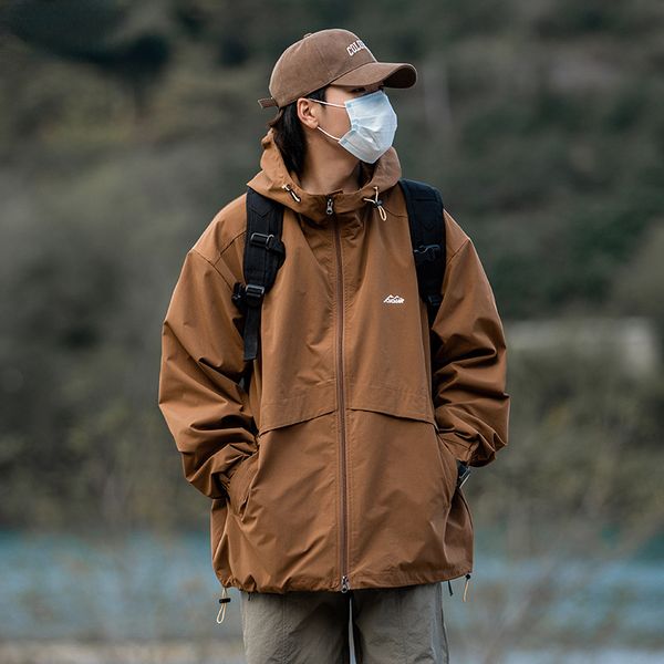 men's jackets 2023 spring hiking climbing outerwear windproof jacket hooded coats men women loose patchwork zipper hat plus size 230724, Black;brown
men's jackets 2023 spring hiking climbing outerwear windproof jacket hooded coats men women loose patchwork zipper hat plus size 230724, Black;brown