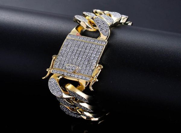 environment copper microinserts white diamond miami cuban chain bracelets mens women hiphop bling iced out bling jew8673321, Black
environment copper microinserts white diamond miami cuban chain bracelets mens women hiphop bling iced out bling jew8673321, Black