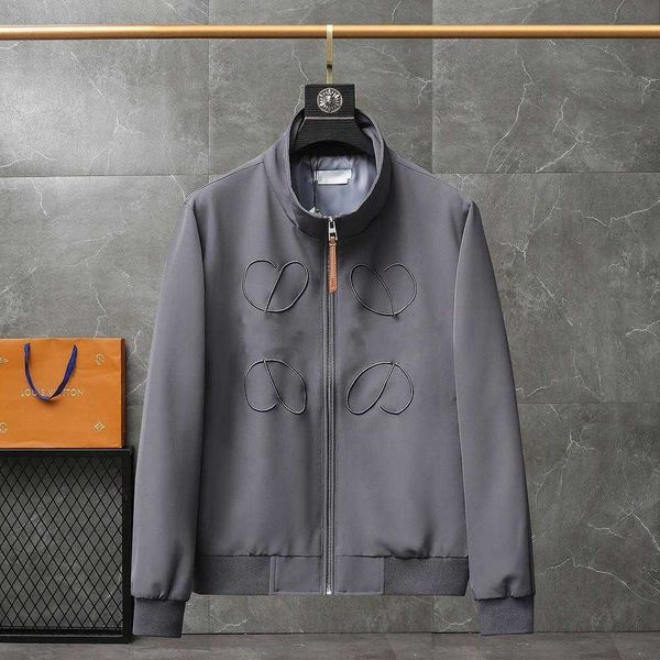 high version men casual jackets logo embroidered zipper cardigan coat loe designer jacket mens luxury top, Black;brown
high version men casual jackets logo embroidered zipper cardigan coat loe designer jacket mens luxury top, Black;brown