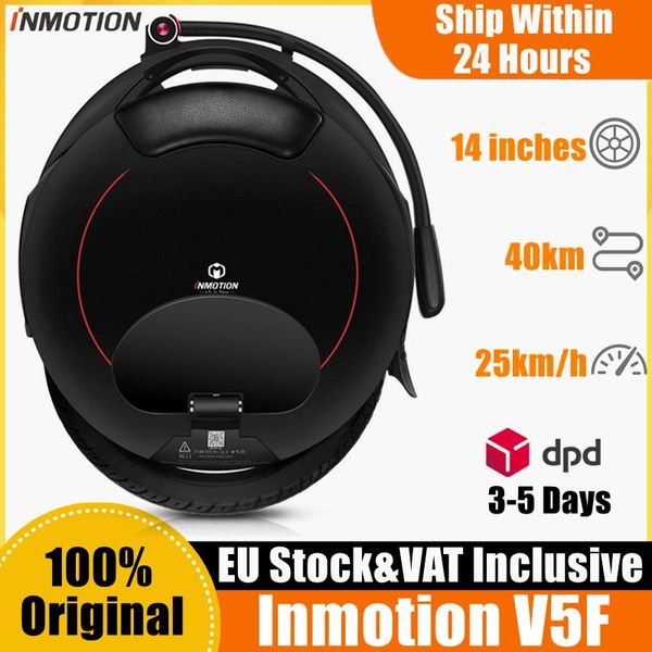 Image of EU Stock Inmotion SCV V5F One wheel Scooter 14-inch unicycle Smart Self balance withbeginner electric bicycle adult child flywheel 550W motor 320WH monowheel