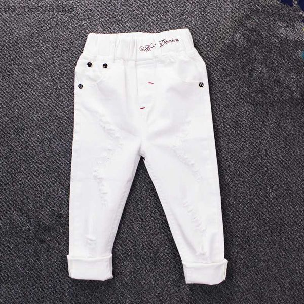 spring autumn boys white jeans for girls 2022 korean version fashion slim elastic waist trousers hole casual children's pants l230518, Blue
spring autumn boys white jeans for girls 2022 korean version fashion slim elastic waist trousers hole casual children's pants l230518, Blue