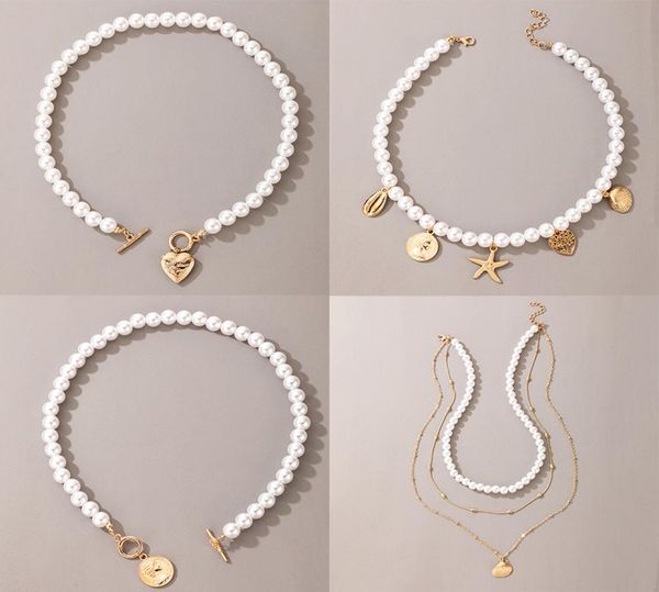 women short pearl chokers necklace for women gold color heart love coin ot clavicle chain jewelry1045775, Silver
women short pearl chokers necklace for women gold color heart love coin ot clavicle chain jewelry1045775, Silver