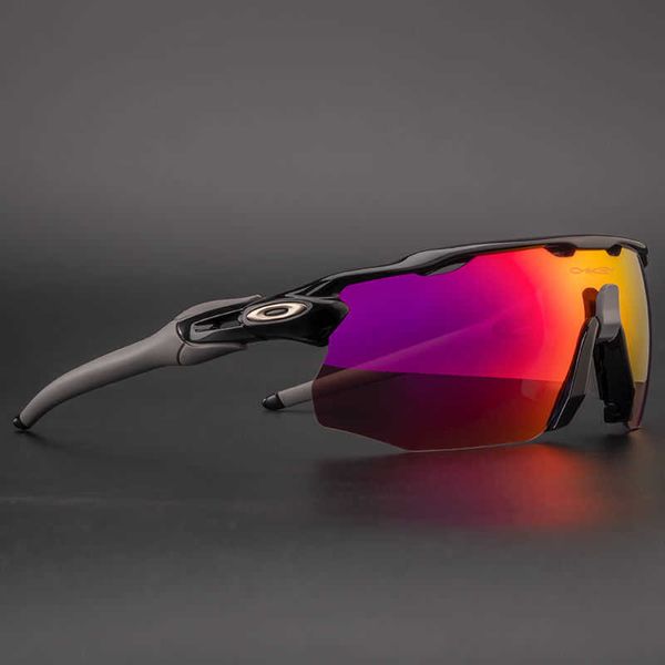 

oji 9442 cycling 4 lenses polarized sunglasses outdoor sports hiking glasses (with myopia frame), White;black
