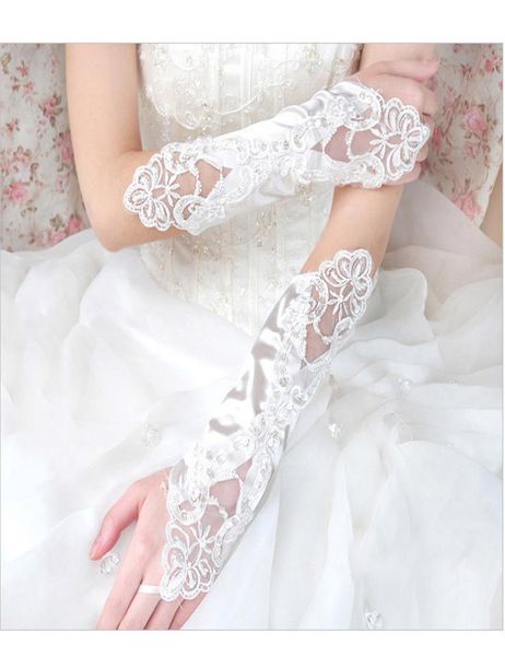 2020 new arrival wedding accessories long beading elbow length bridal gloves appliques lace fingerless wedding gloves7260686, White
2020 new arrival wedding accessories long beading elbow length bridal gloves appliques lace fingerless wedding gloves7260686, White