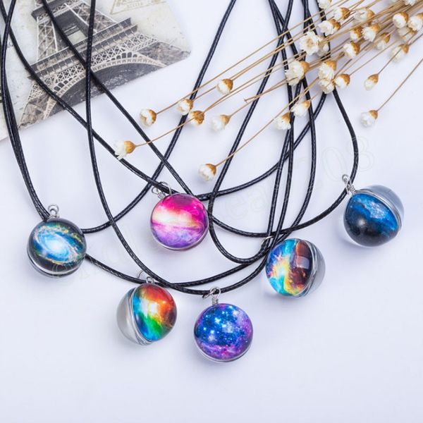 galaxy crystal ball couple necklace universe dream star pendant party jewelry suitable for woman girl vintage gift, Silver
galaxy crystal ball couple necklace universe dream star pendant party jewelry suitable for woman girl vintage gift, Silver
