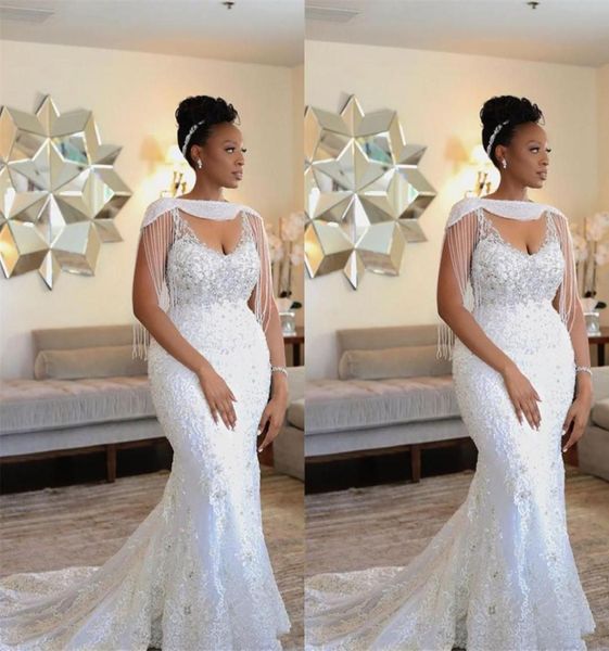 new african wedding dresses bridals gowns mermaid wedding dresses vintage v neck spaghetti straps lace crystal beads with wrap wed1743185, White
new african wedding dresses bridals gowns mermaid wedding dresses vintage v neck spaghetti straps lace crystal beads with wrap wed1743185, White