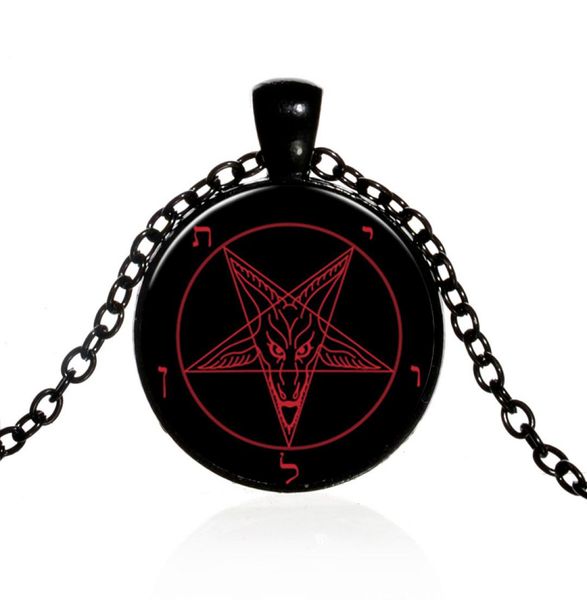 vintage white red goat head rune necklace baphomet inverted pentagram punk black long chain mens satanism gothic jewelry6722184, Silver
vintage white red goat head rune necklace baphomet inverted pentagram punk black long chain mens satanism gothic jewelry6722184, Silver