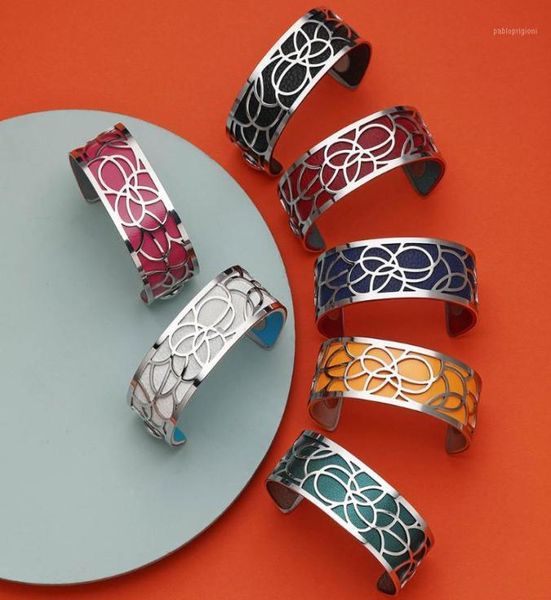 bangle legenstar bracelet georgette flower bijoux acier inoxydable femme 2021 manchette reversible leather band jewelry bijoux17777486, Black
bangle legenstar bracelet georgette flower bijoux acier inoxydable femme 2021 manchette reversible leather band jewelry bijoux17777486, Black