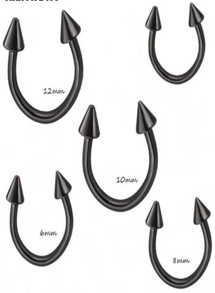 black silver cone horseshoe bar piercing body jewelry nose hoop nose ring 100pcslot eyebrow bar lip labret jewelry6703152
black silver cone horseshoe bar piercing body jewelry nose hoop nose ring 100pcslot eyebrow bar lip labret jewelry6703152
