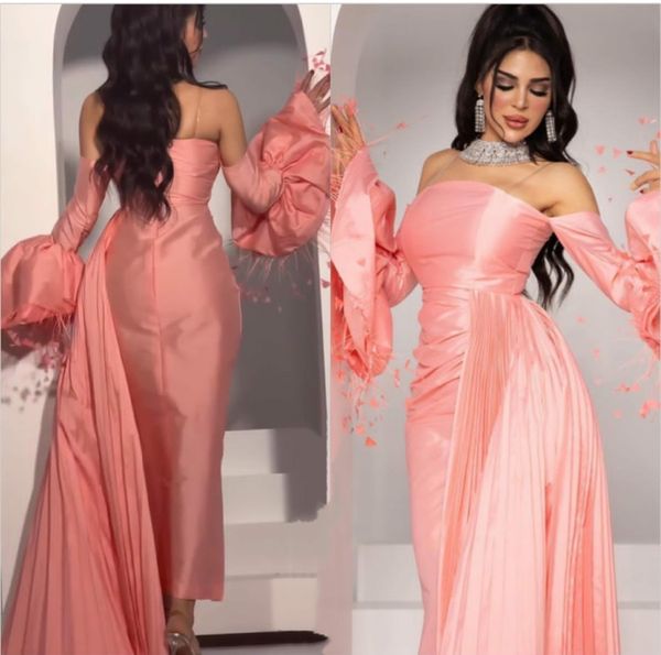 elegant short pink taffeta evening dresses with feathers sheath long sleeve transparent straps ankle length zipper back muslim formal party, Black;red
elegant short pink taffeta evening dresses with feathers sheath long sleeve transparent straps ankle length zipper back muslim formal party, Black;red
