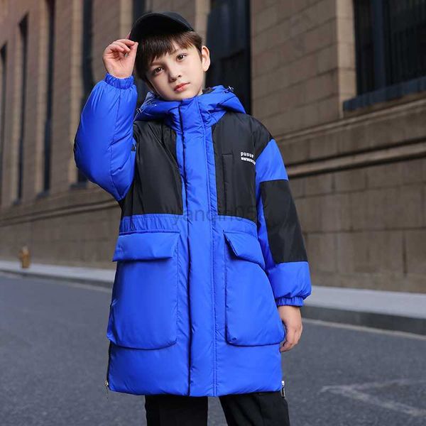 down coat hssczl boys duck down splicing jackets long 2022 new winter thicken boy outerwear overcoat hooded child kids children's cloth, Blue;gray
down coat hssczl boys duck down splicing jackets long 2022 new winter thicken boy outerwear overcoat hooded child kids children's cloth, Blue;gray