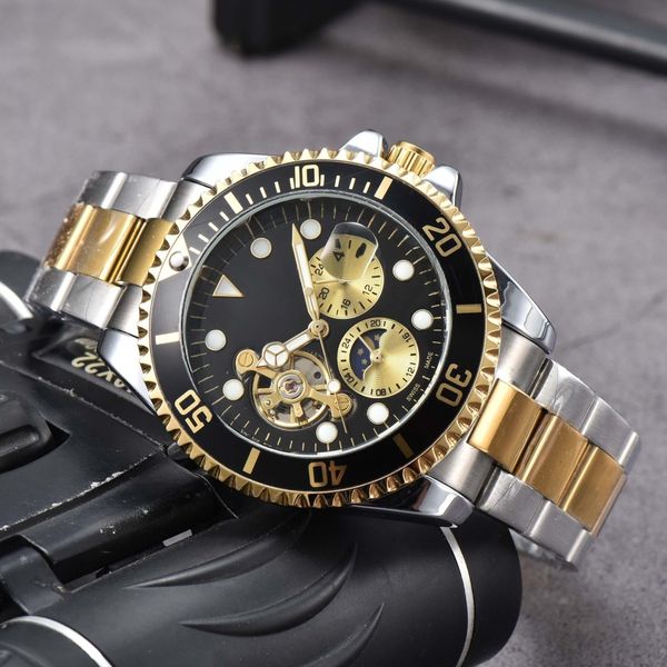 2023 men watch stainless steel strap japanese movement quartz wristwatches super luminous waterproof sapphire glass mens watches montre de l, Slivery;brown
2023 men watch stainless steel strap japanese movement quartz wristwatches super luminous waterproof sapphire glass mens watches montre de l, Slivery;brown