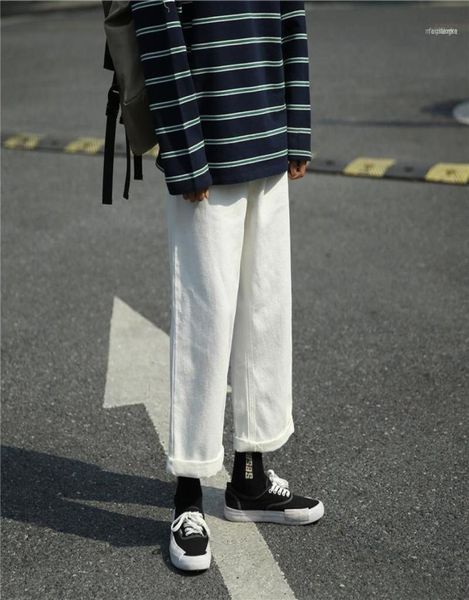 spring summer 2022 fashion white denim jeans men straight hong kong style trendy loose brand drop wide leg casual cropped pants me1411341, Blue
spring summer 2022 fashion white denim jeans men straight hong kong style trendy loose brand drop wide leg casual cropped pants me1411341, Blue