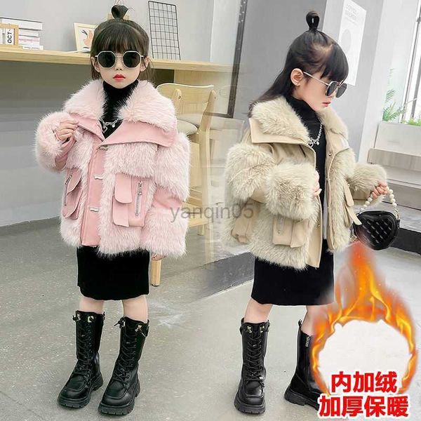 down coat girls imitation fur one-piece coat 2022 winter children's plush thick outerwear kids pu fake fur warm jacket hkd230725, Blue;gray
down coat girls imitation fur one-piece coat 2022 winter children's plush thick outerwear kids pu fake fur warm jacket hkd230725, Blue;gray