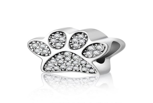 authentic 925 sterling silver paw prints bead with crystal pave footprints beads fit diy brand bracelet jewelry making accessories3103215, Black
authentic 925 sterling silver paw prints bead with crystal pave footprints beads fit diy brand bracelet jewelry making accessories3103215, Black