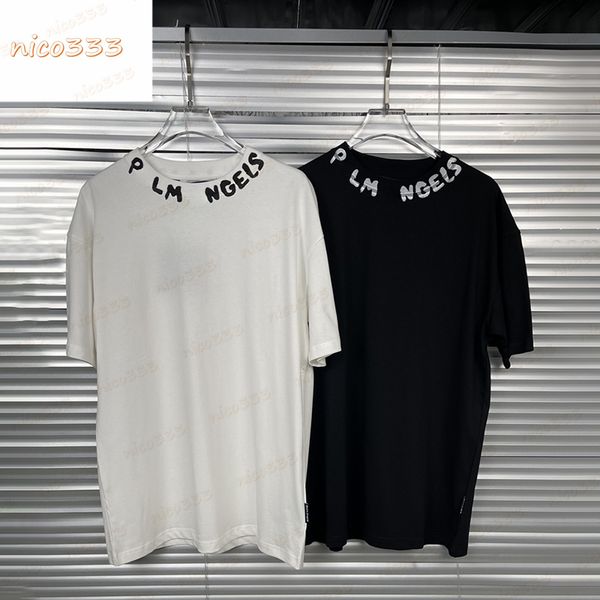 23ss new neckline letters round neck cotton loose black white street versatile mens women spring summer short sleeve t shirt, White;black
23ss new neckline letters round neck cotton loose black white street versatile mens women spring summer short sleeve t shirt, White;black
