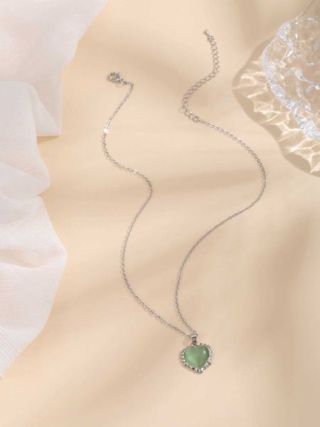 women's accessories heart hanging neck, Silver
women's accessories heart hanging neck, Silver