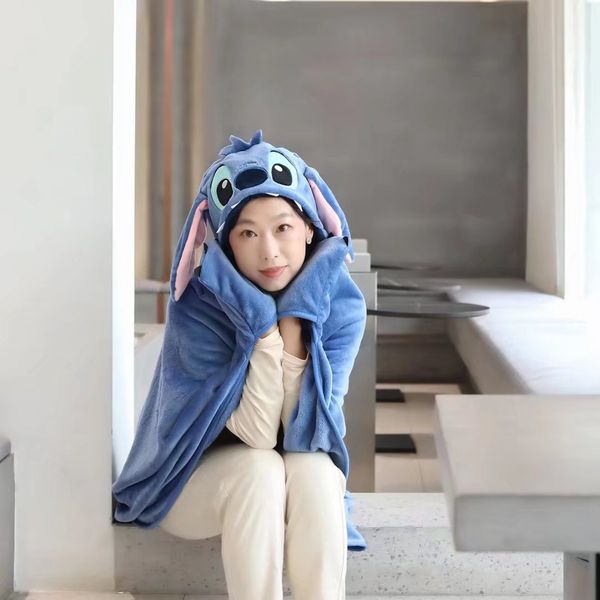 lilo&stitch cute stitch hooded cloak student shawl thickened warm lunch cloak office air conditioning blanket, Blue
lilo&stitch cute stitch hooded cloak student shawl thickened warm lunch cloak office air conditioning blanket, Blue