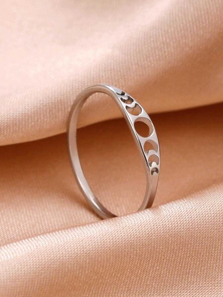 women's accessories 1pc stainless steel lunar phase ring for women crescent moon design 2023 fashionable couple gift, Silver
women's accessories 1pc stainless steel lunar phase ring for women crescent moon design 2023 fashionable couple gift, Silver