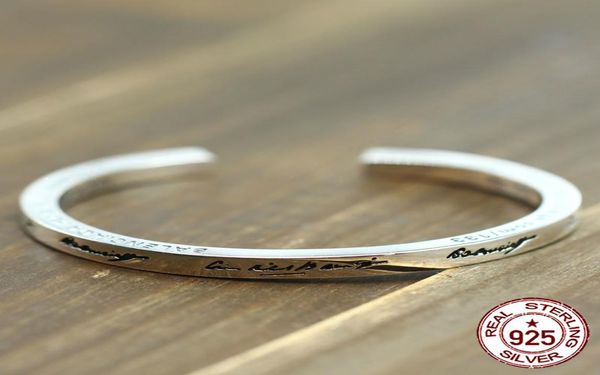 100 s925 sterling silver bracelet personality simple fashion style domineering opening styling to send a gift jewelry bangles1273572, Black
100 s925 sterling silver bracelet personality simple fashion style domineering opening styling to send a gift jewelry bangles1273572, Black