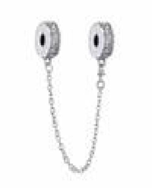 925 sterling silver shining elegance clip safety chain with clear pave cz charm fits european jewelry bead bracelets2563531, Black
925 sterling silver shining elegance clip safety chain with clear pave cz charm fits european jewelry bead bracelets2563531, Black