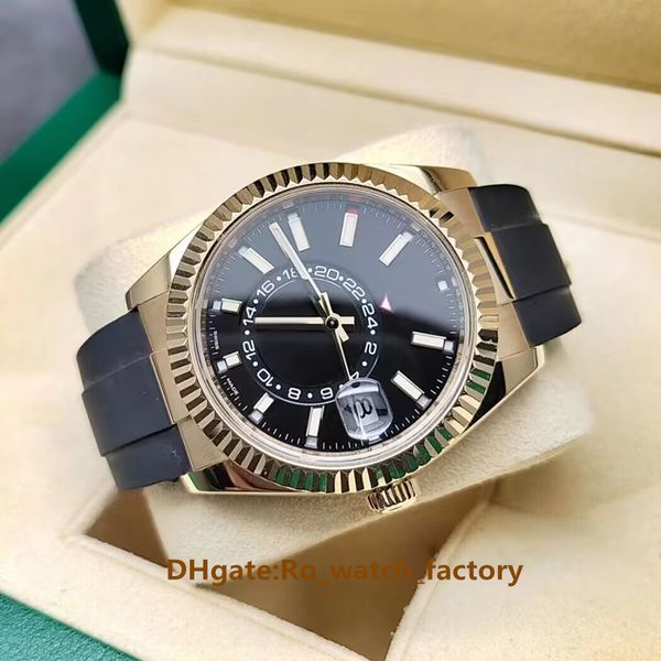 mens watch 42mm sky-dweller 326238 gmt watches 18k yellow gold rubber bands cal3235 dj movement mechanical automatic men's wristwatches, Slivery;brown
mens watch 42mm sky-dweller 326238 gmt watches 18k yellow gold rubber bands cal3235 dj movement mechanical automatic men's wristwatches, Slivery;brown
