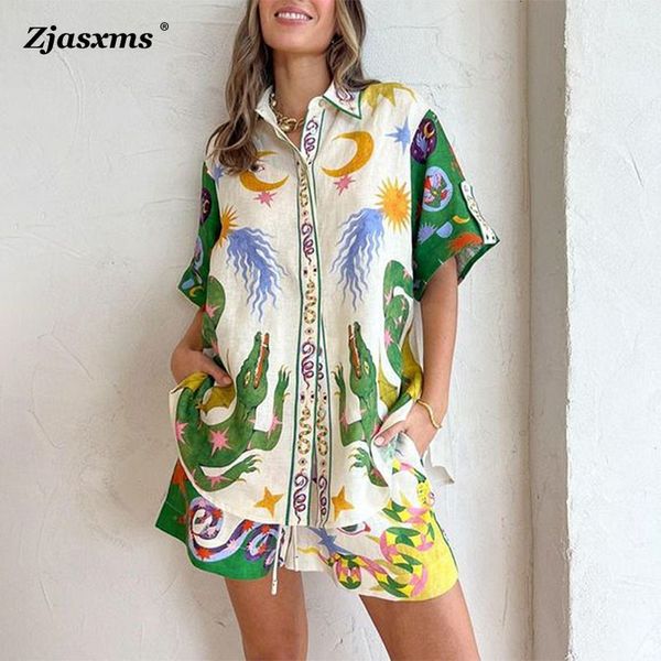 womens two piece pants summer women irregular star moon print blouse and short 2 set lady lapel button suit fashion casual holiday beach out, White
womens two piece pants summer women irregular star moon print blouse and short 2 set lady lapel button suit fashion casual holiday beach out, White
