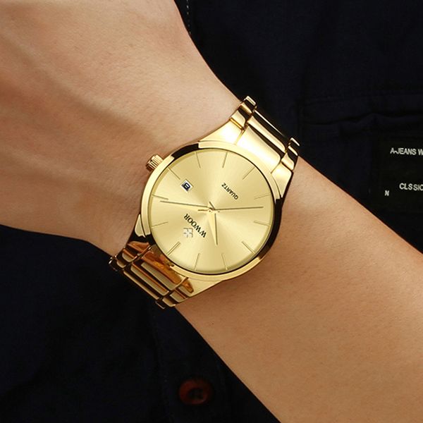wristwatches wwoor luxury men gold watch brand fashion minimalist quartz stainless steel waterproof date wristwatch relogio masculino 230724, Slivery;brown
wristwatches wwoor luxury men gold watch brand fashion minimalist quartz stainless steel waterproof date wristwatch relogio masculino 230724, Slivery;brown