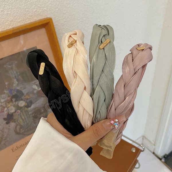 solid color fabric woven headbands fashion hair accessories for women trend casual hairband hair band hoop femme headwear, Slivery;white
solid color fabric woven headbands fashion hair accessories for women trend casual hairband hair band hoop femme headwear, Slivery;white